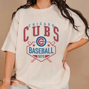 Chicago Cubs Baseball Tee Retro Sports Fan Graphic Unisex T-Shirt